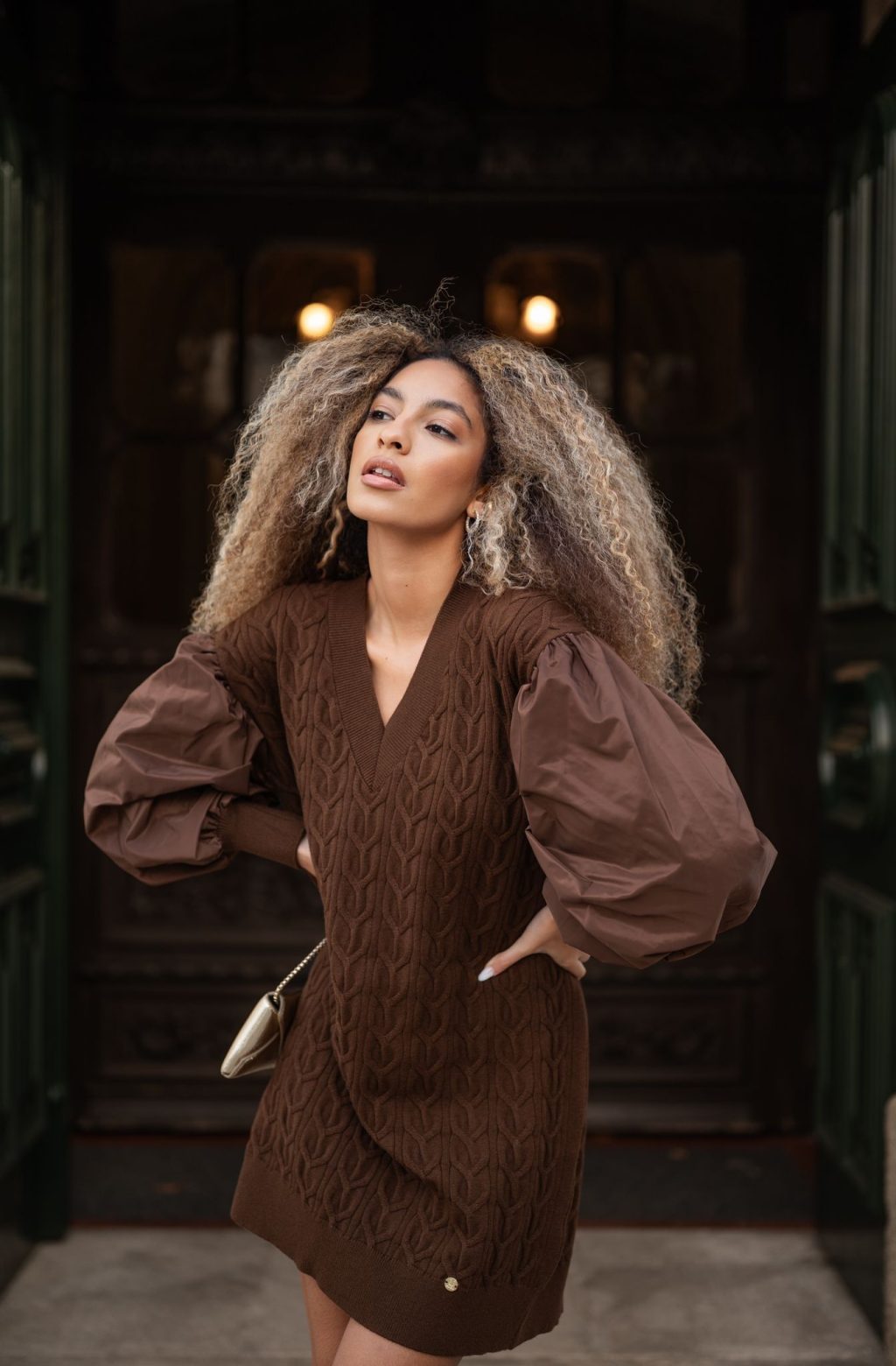 Vestido em Malha Ruga